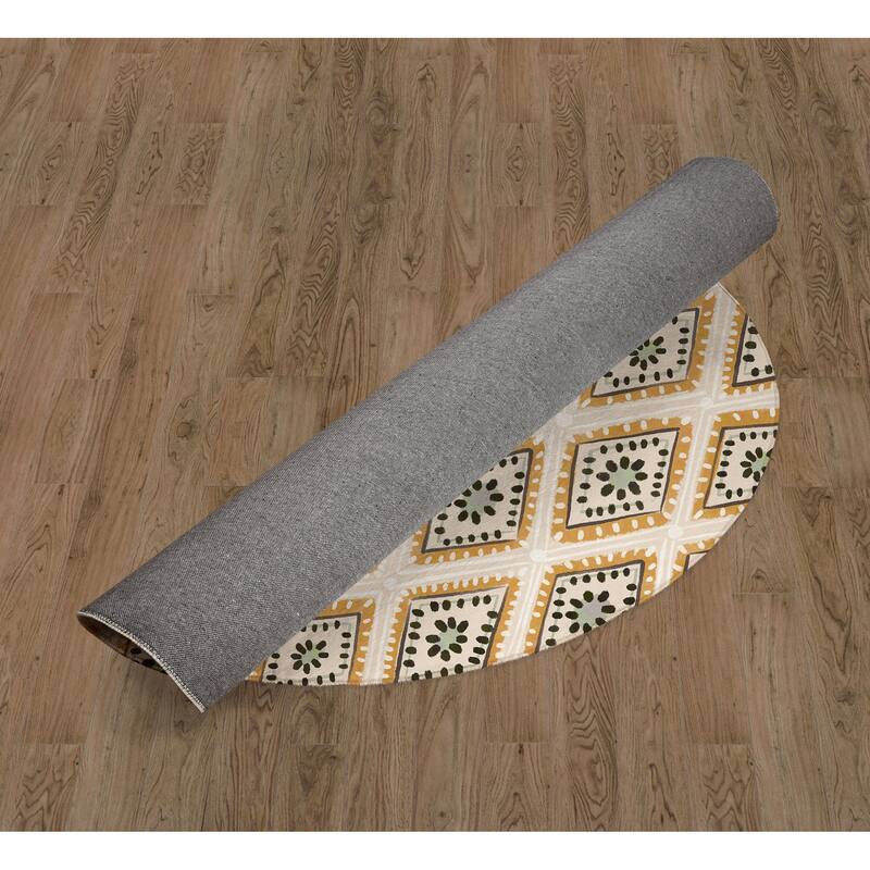 MALAKAI IVORY BORDER Area Rug By Kavka Designs Bed Bath & Beyond