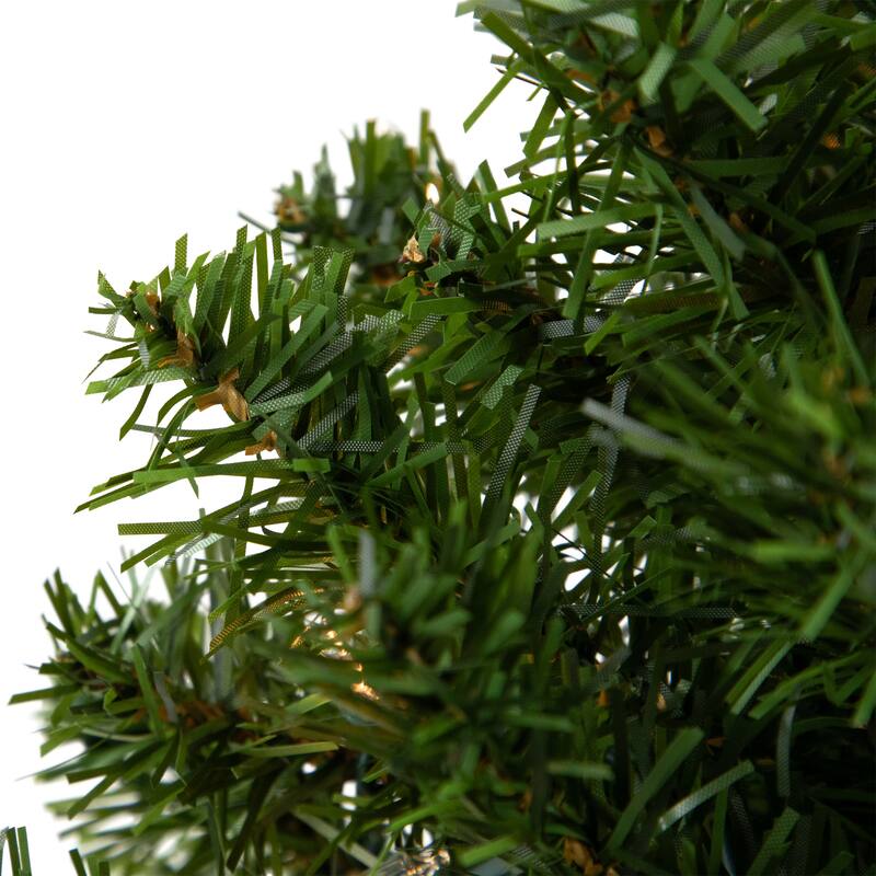 1.5' Medium Canadian Pine Artificial Christmas Tree - Clear Lights - 1.5 Foot