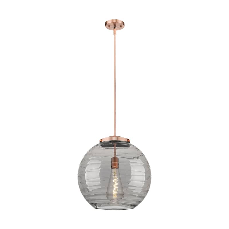 Innovations Lighting 221-1S-18-16 Athens Pendant Athens Deco Swirl 16"