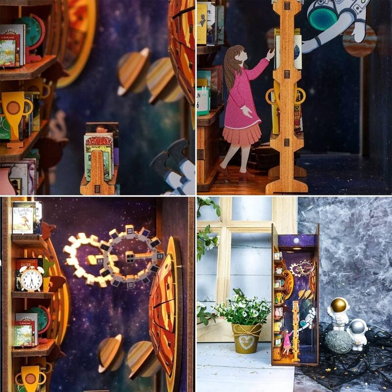 DIY 3D Book Nook Kit - Interstellar 247pcs