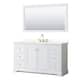 Option White, Gold Trim, Giotto Quartz Top