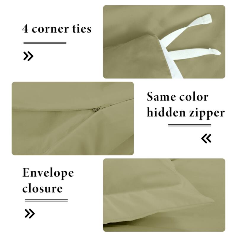 Royale Linens Black Duvet Cover Full Size - Soft Duvet Cover Set - 3 Piece Double Brushed Full Duvet Covers with Zipper Closure