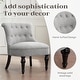 preview thumbnail 7 of 31, Tufted Upholstered Accent Chairs Set of 2