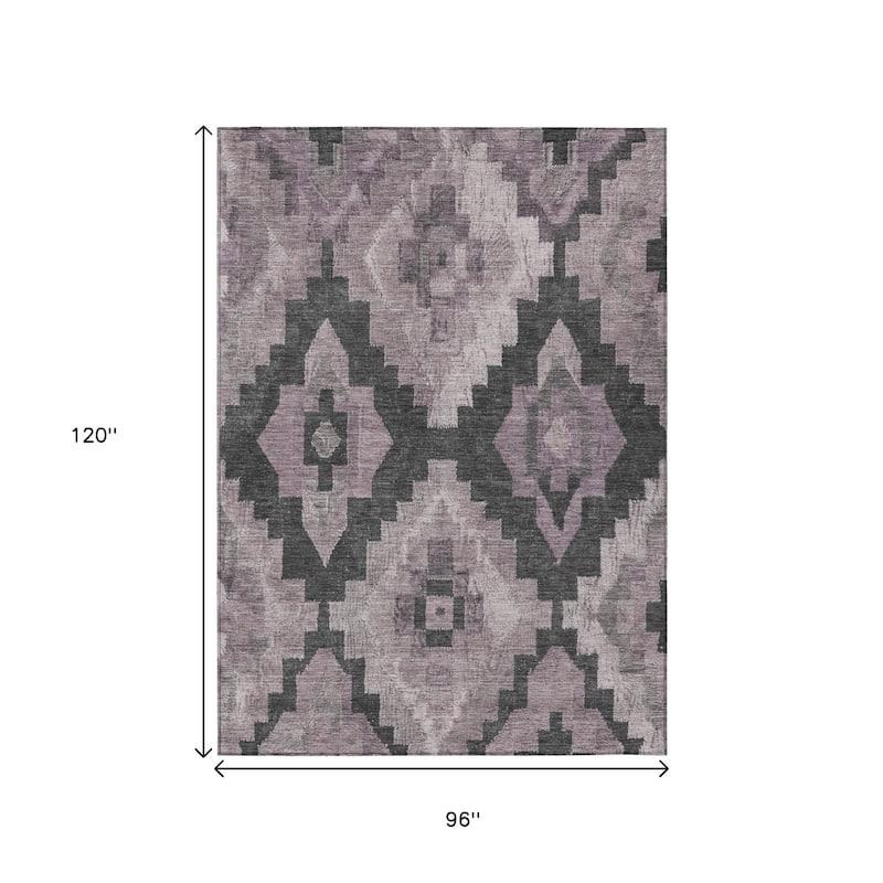HomeRoots Aztec Transitional Rectangle Outdoor Rug