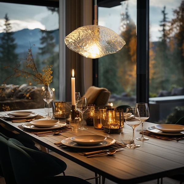Ailly Modern Glam Kitchen Island Pendant Light Textured Art Decor Glass L 8.4 x W 3.9 x H 72.2 On Sale Bed Bath Beyond 36861441