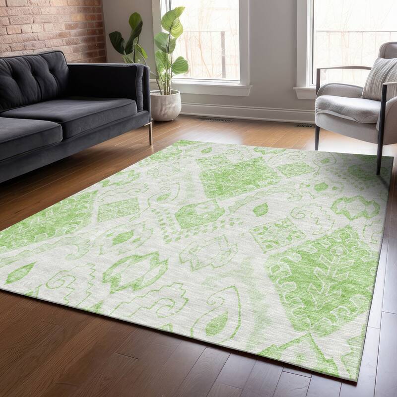 Machine Washable Indoor/ Outdoor Chantille Global Boho Rug