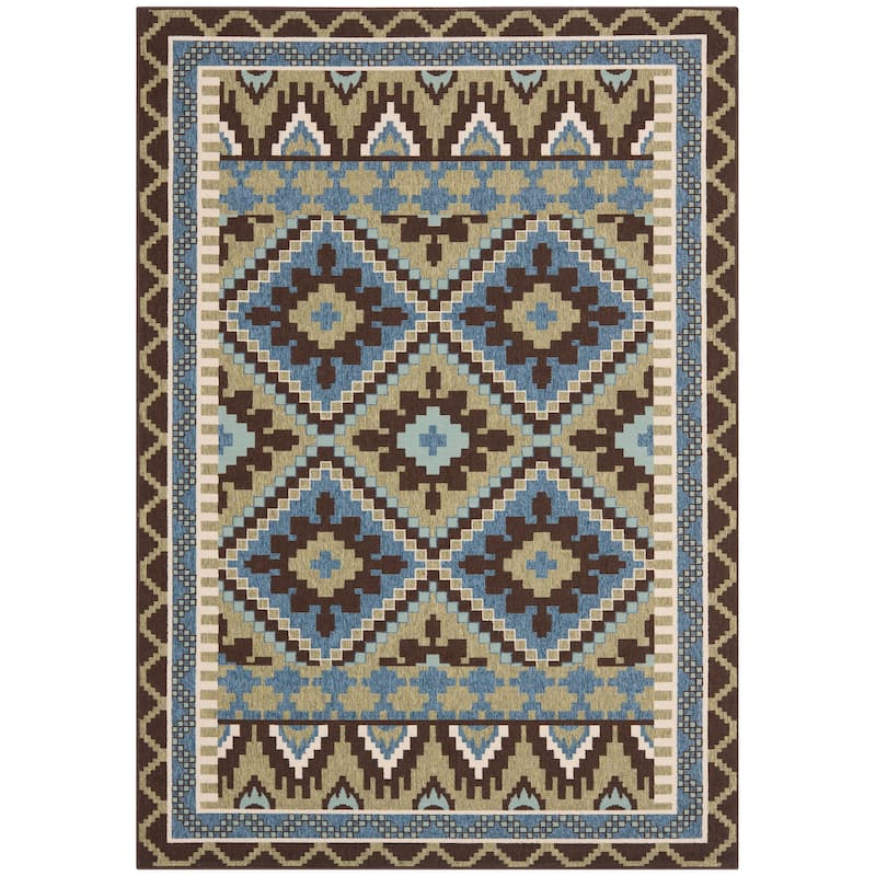 SAFAVIEH Veranda Vitaline Indoor/ Outdoor Waterproof Patio Backyard Rug