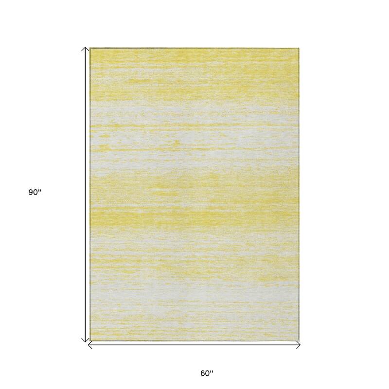 HomeRoots Striped Transitional Rectangle Outdoor Rug