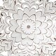 preview thumbnail 5 of 5, Broken and Distressed Carved Flower Wood Wall Decoration (3-piece Set)