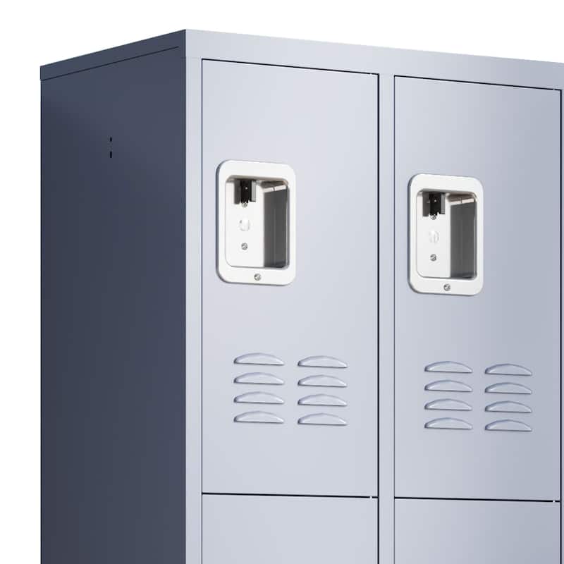 12 Door 72"H Metal Lockers With Lock