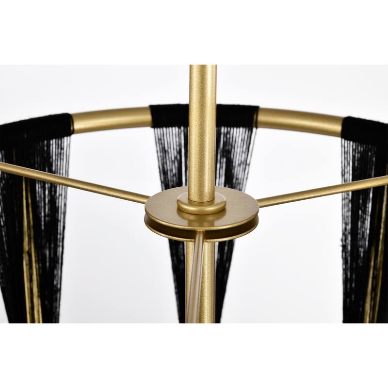 Mulus 13 Inch Glam Gold Finish Single Light Pendant