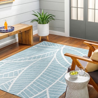 Livabliss Zumaia Indoor/ Outdoor Botanical Area Rug