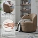 preview thumbnail 37 of 54, 360 Swivel Barrel Chair with Round Storage Chair