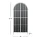 preview thumbnail 18 of 17, Arched Metal Cabinet with Glass Shelves