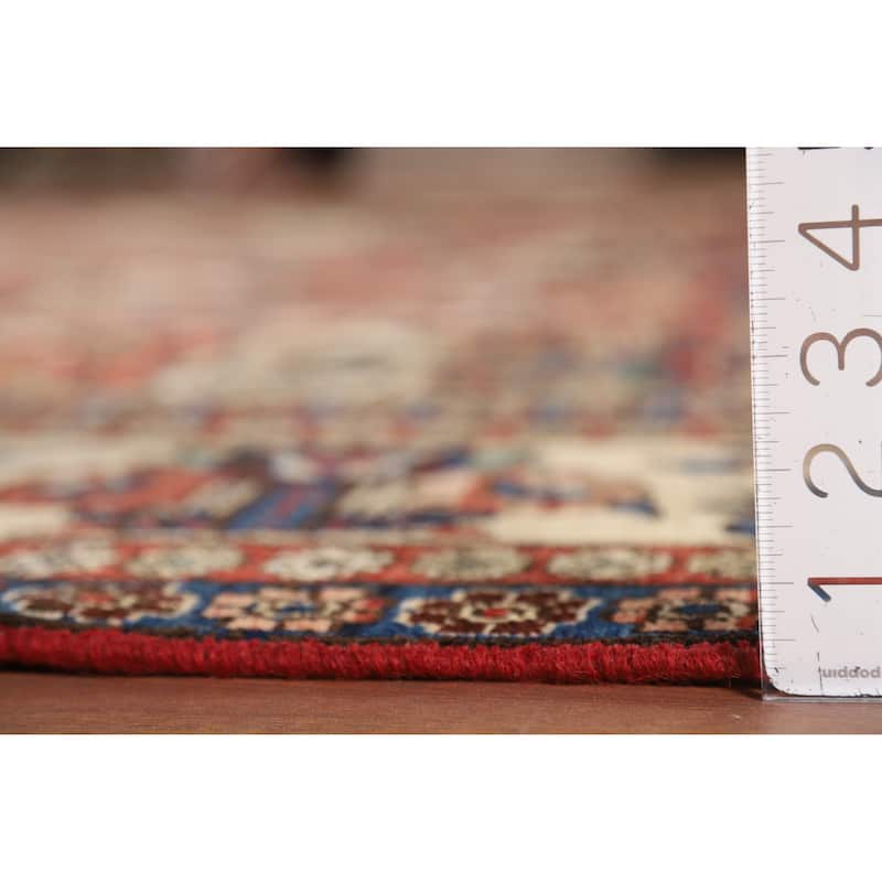 All-Over Bakhtiari Vintage Persian Area Rug Hand-Knotted Wool Carpet - 8'9" x 12'11"