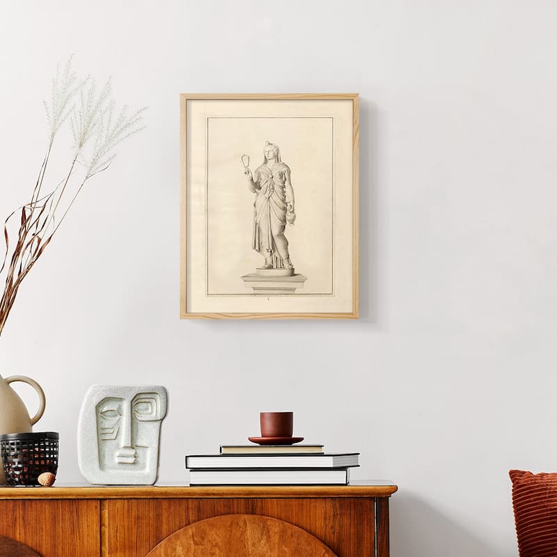Vintage Sketch CXVI -Framed Print