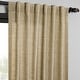 preview thumbnail 8 of 70, Exclusive Fabrics Raw Linen Weave Light Filtering Curtains for Bedroom & Living Room Curtains Pair - 2 Panel Drapes