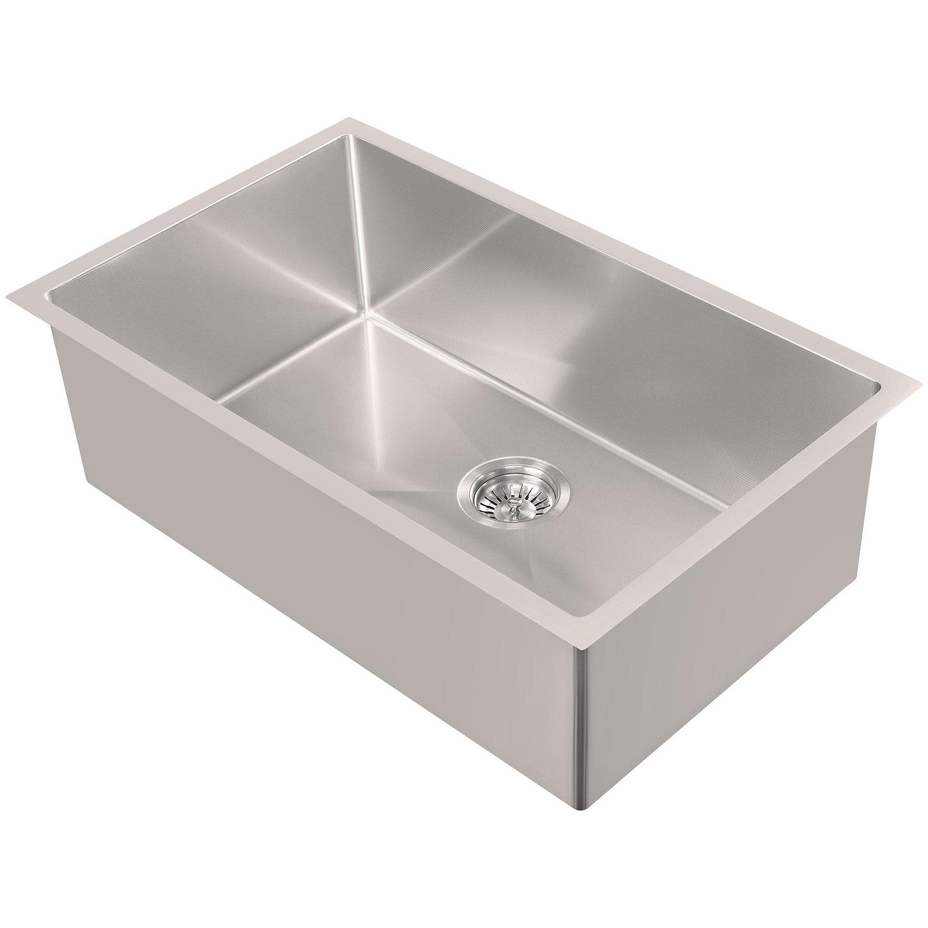 Whitehaus Noah Plus 33" Single Basin Kitchen Sink for Undermount or
