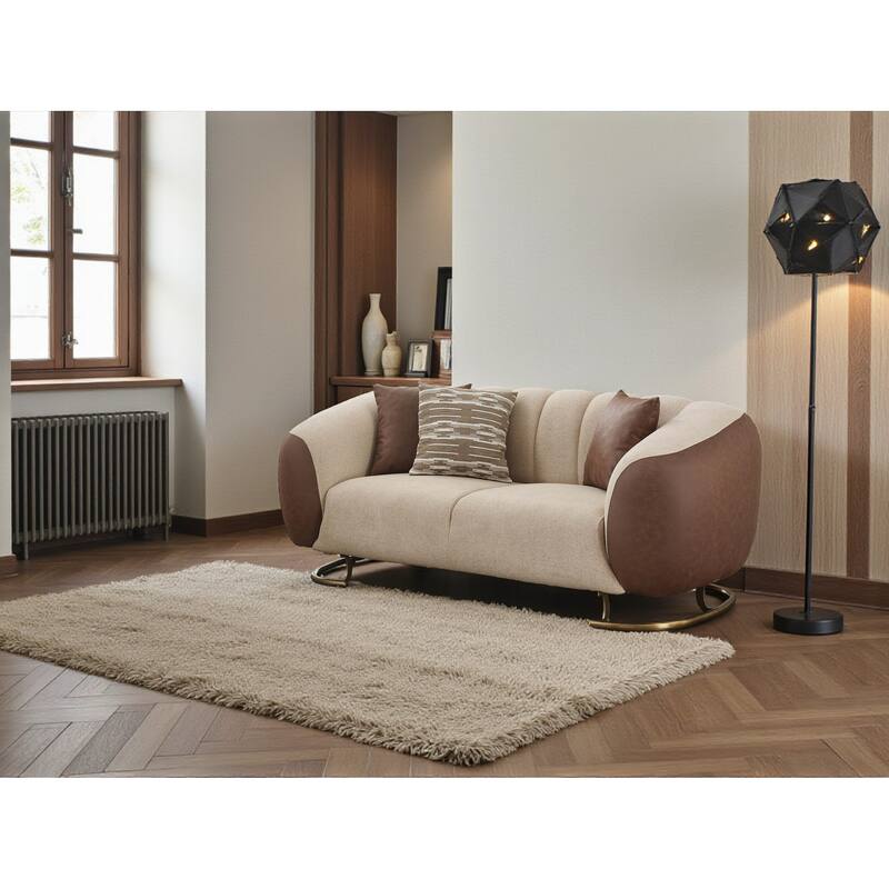 Nuvon 4 Pieces Living Room Sets 1 Sofa 1 Loveseat 2 Chair