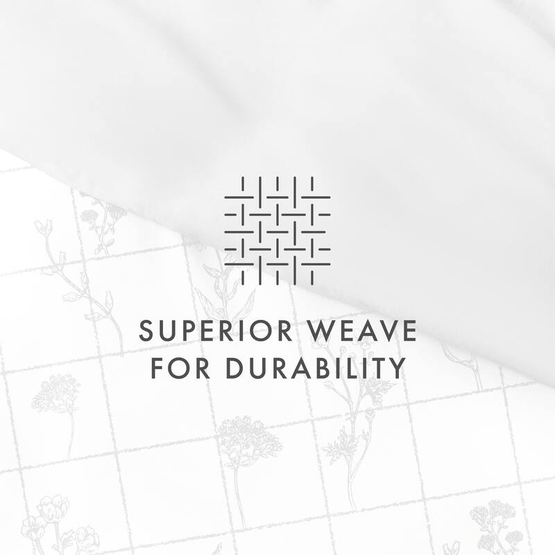 Becky Cameron Oversized Flower Field 3 Piece Reversible Duvet Cover Set