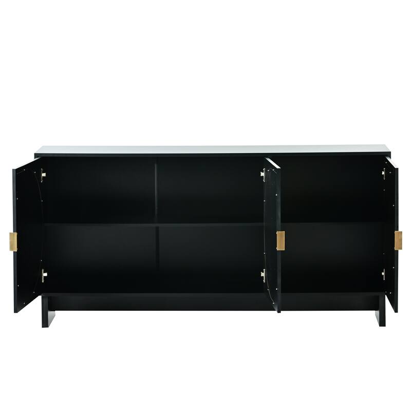 Storage Cabinet with Adjustable Shelves - N/A