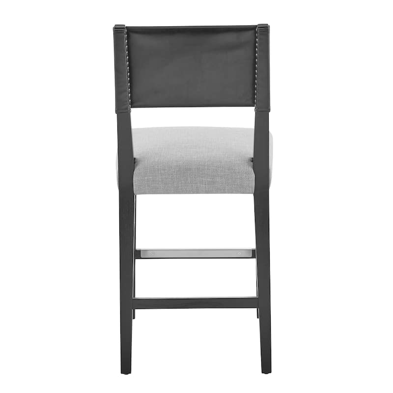 NPD Furniture Kylo Faux Leather/Fabric Counter Stool