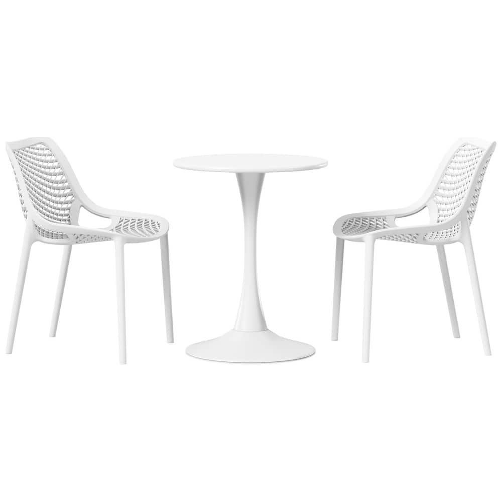 Frond and Form 2-Person Outdoor Round Dining Set