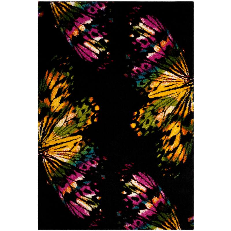 SAFAVIEH Fiesta Shag Asla Abstract Rug