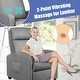 preview thumbnail 4 of 6, Recliner Massage Sofa Chair Fabric Reclining Chair