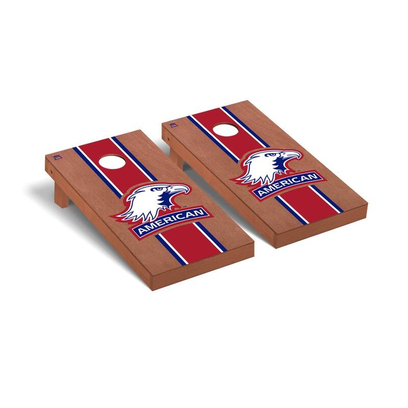 American University Eagles Rosewood Cornhole Board Set
