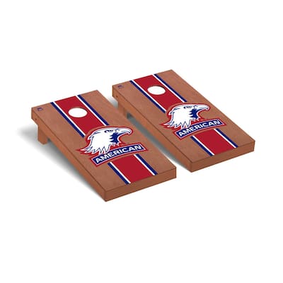 American University Eagles Rosewood Cornhole Board Set