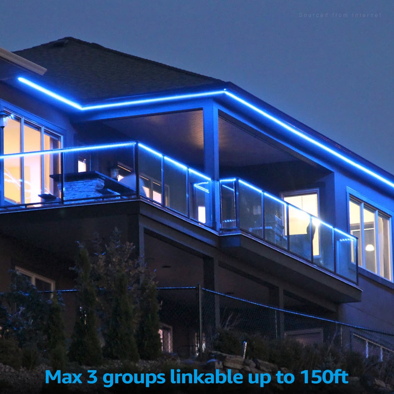 50ft LED Neon Rope Light IP67 120V Linkable to 150ft ETL Certified On Sale Bed Bath Beyond 37397402