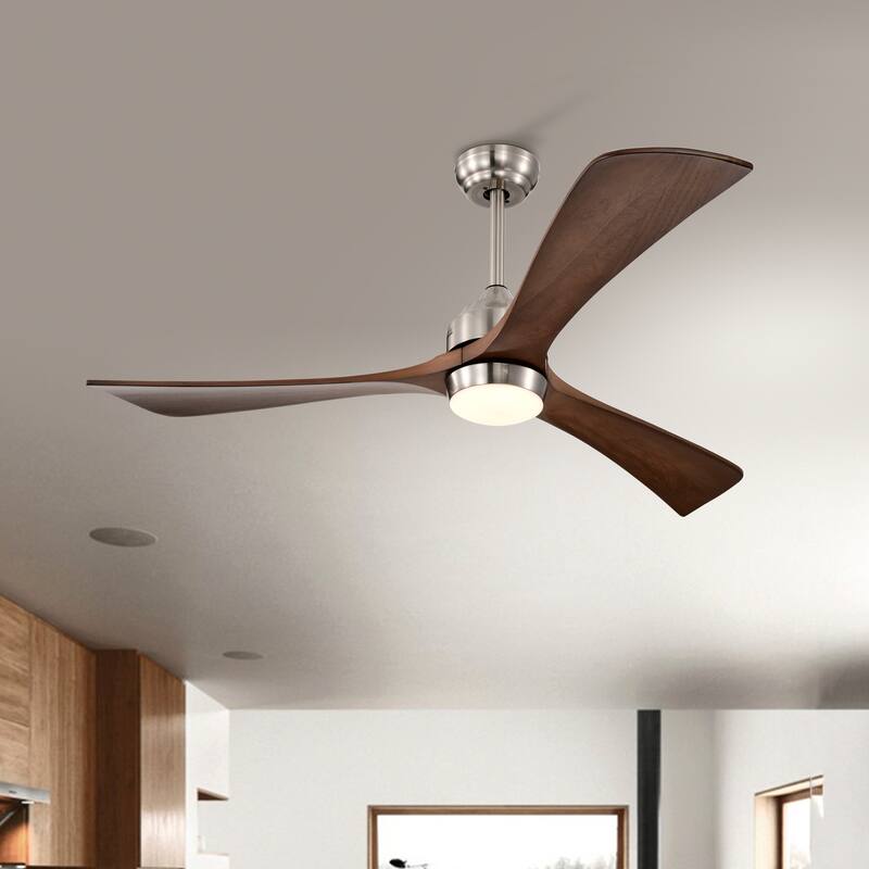 Ceiling Fan with Lights Remote Control3 Wood Blade Ceiling Fans 6 Speed Levels