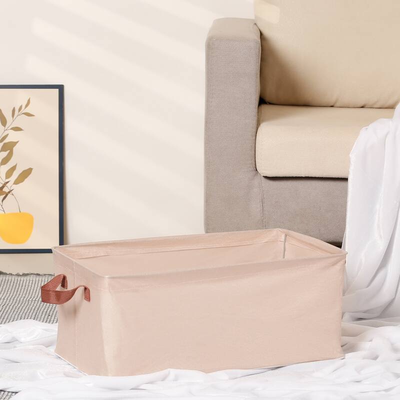 Storage Cube, Fabric Storage Bin with Handles for Shelves Closet, 1 Pack Collapsible Storage Basket for Organizing Clothes Books