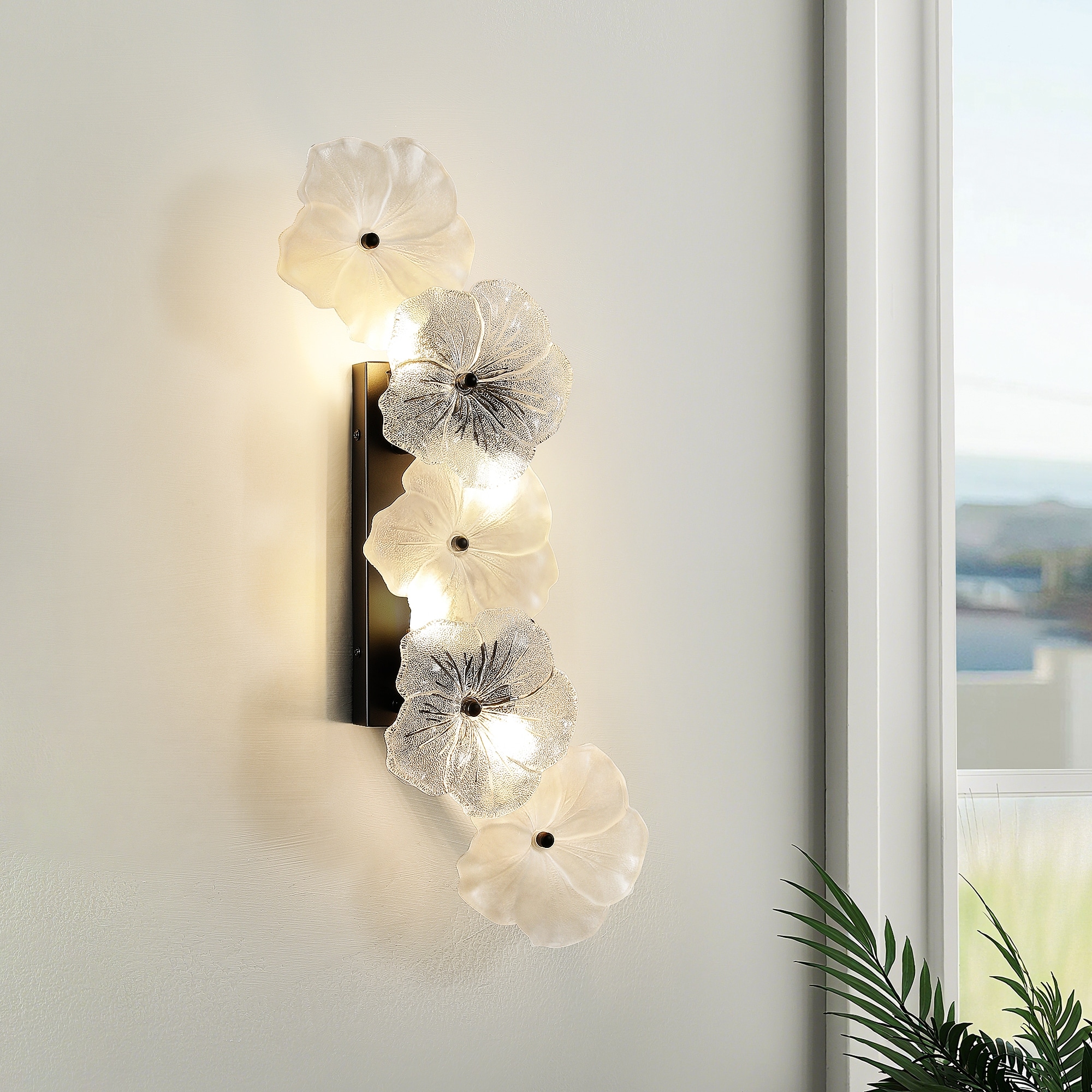 21.6in Dimmable Modern Wall Sconce for Bedroom, Living room and