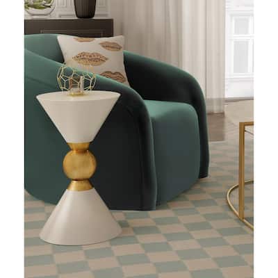 Balhi White Side Table