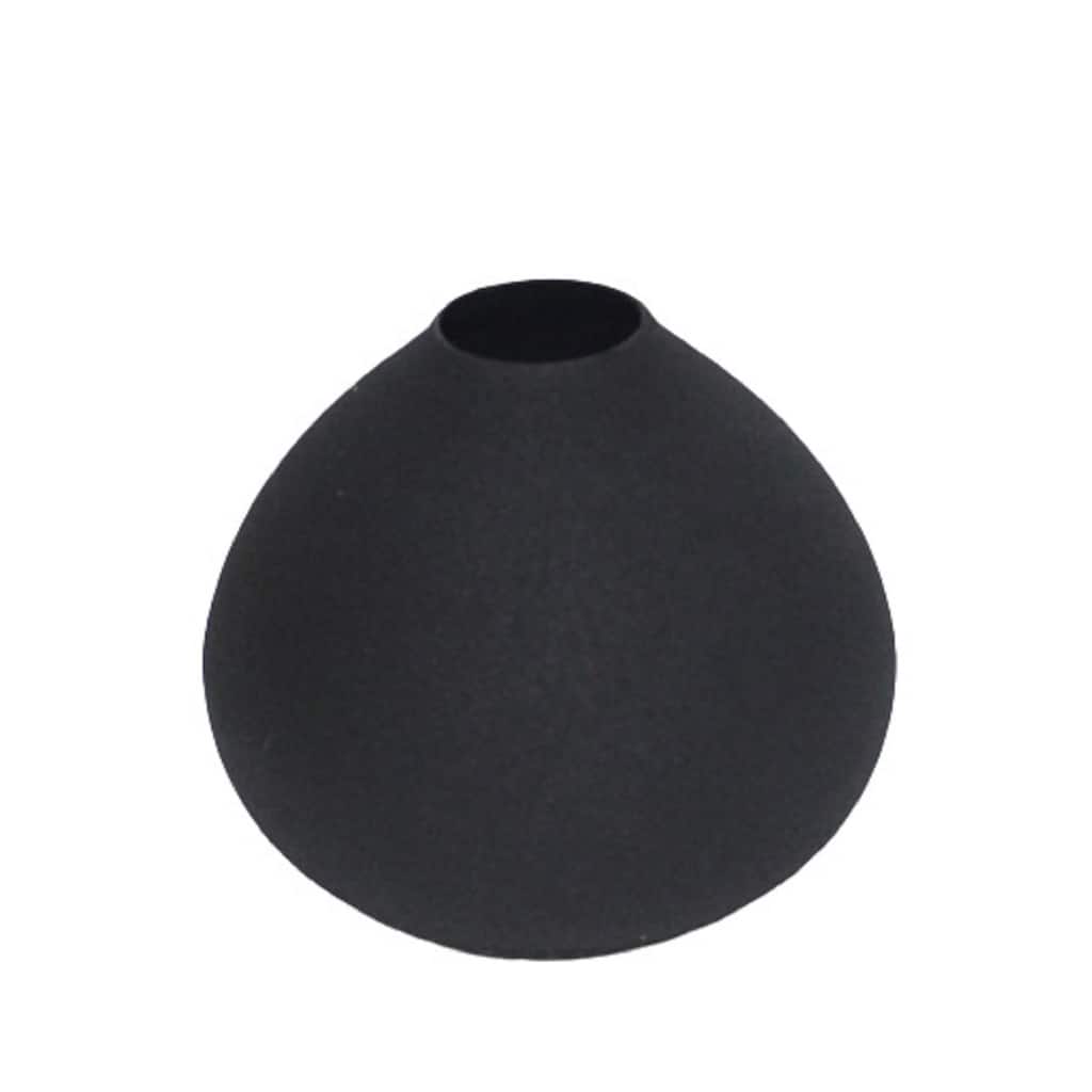 X-Sm. Black Iron Vase 3.25"H -ST - Black