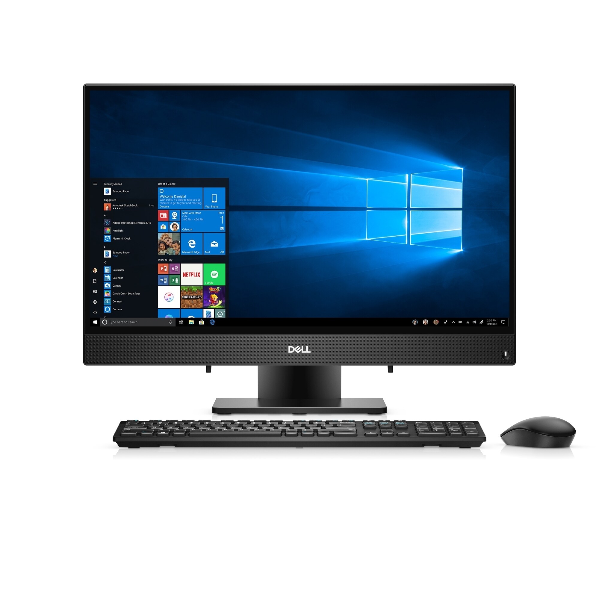 Shop Dell Inspiron 3480 23 8 Touchscreen Intel Core I3 8145u X2