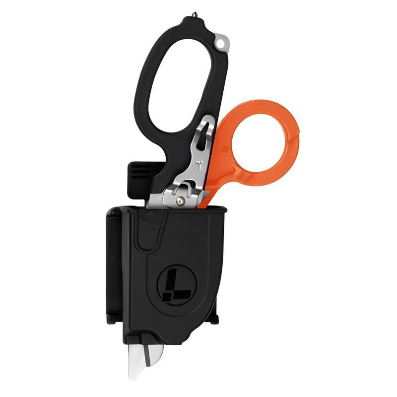 Leatherman Raptor Rescue Folding Shears with Utility Holster, Orange/Black