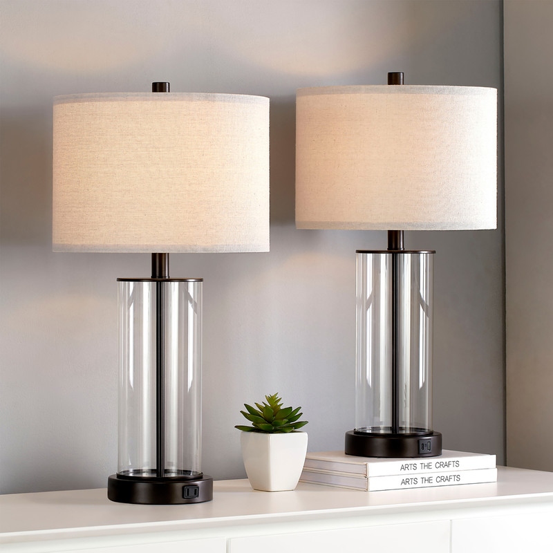 Lamp set shop with usb port