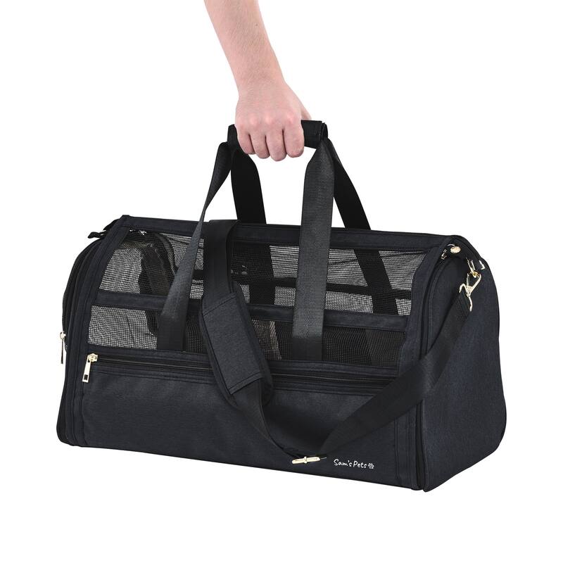 Scout 19'' Dog & Cat Carrier Bag Black - 19
