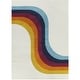 preview thumbnail 2 of 3, Mod-Tod Caroline Abstract Rainbow Kids Area Rug