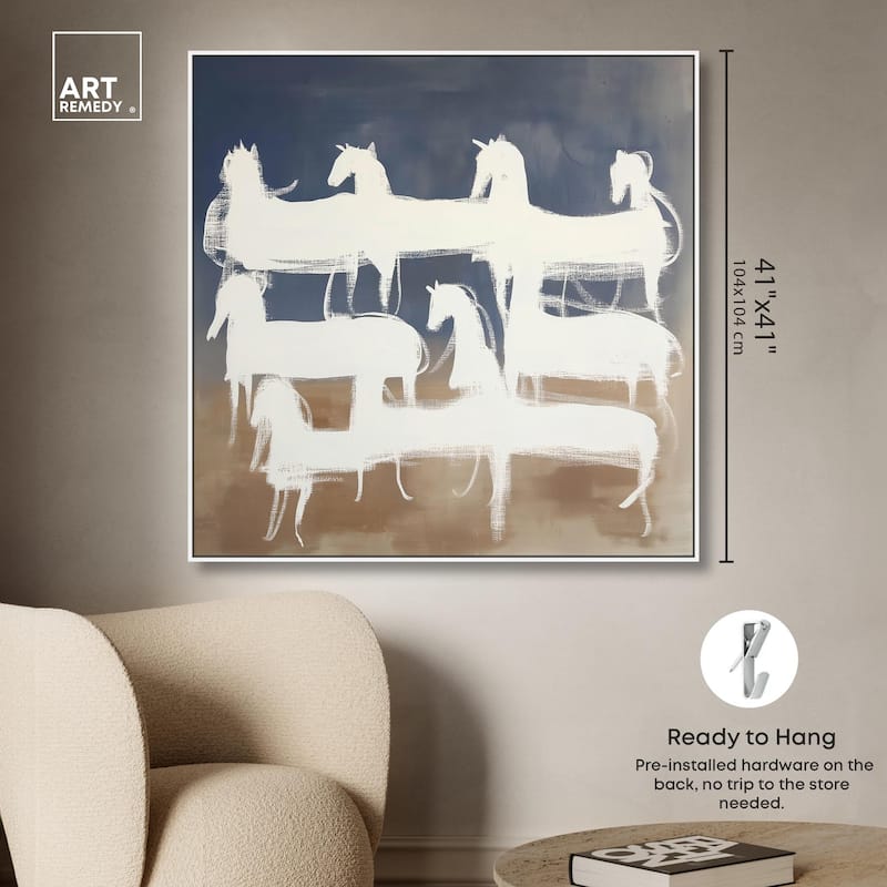 Phantom Herd Canvas by Art Remedy