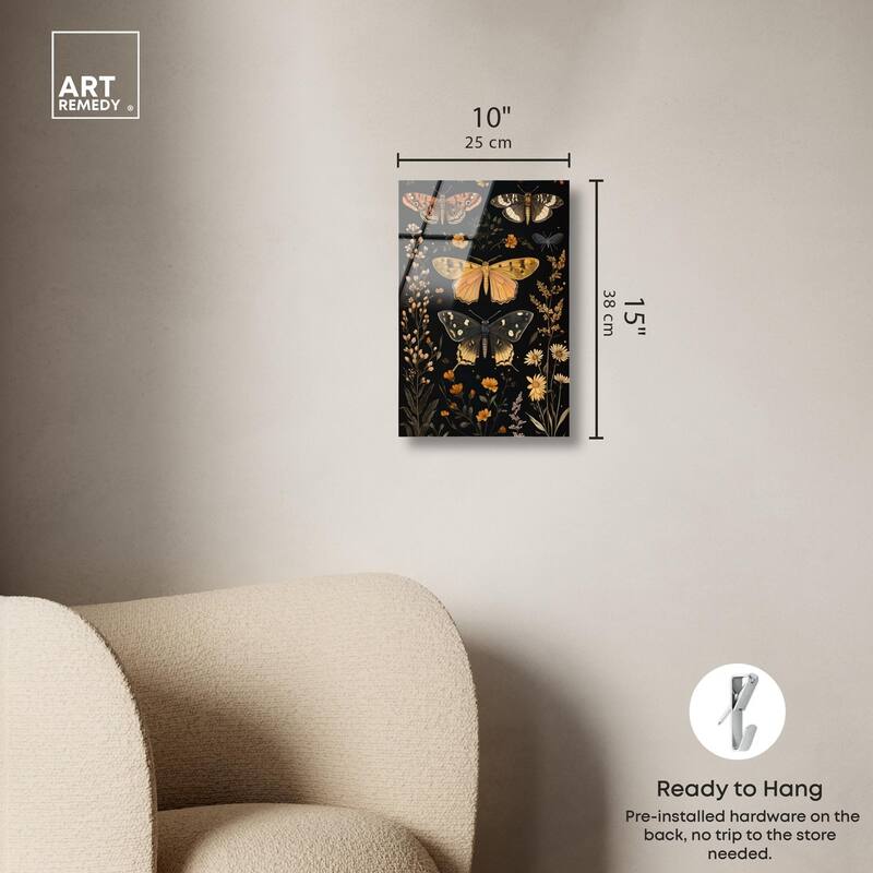 Winged Visitors II Acrylic by Art Remedy, Ready to Hang