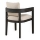 preview thumbnail 6 of 7, Uttermost Balboa Modern Dining Chair - 27'' H X 23'' W X 25'' D