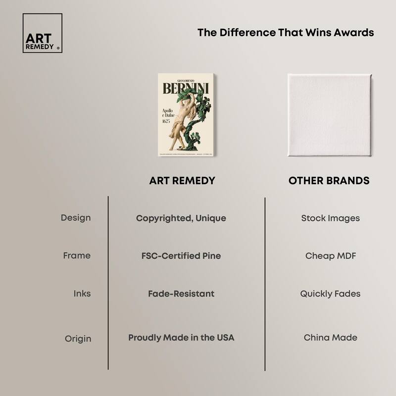 Celebrating Bernini Canvas by Art Remedy, Gallery Wrapped