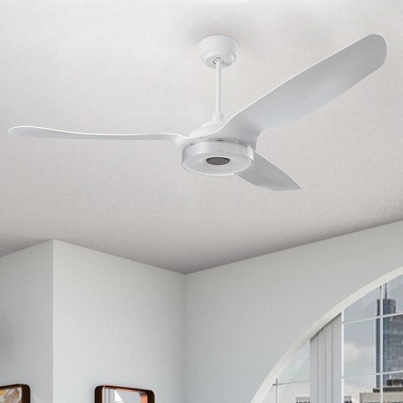 CARRO Felix 60" ABS 3-Blade Indoor Smart Ceiling Fan with Light and Remote
