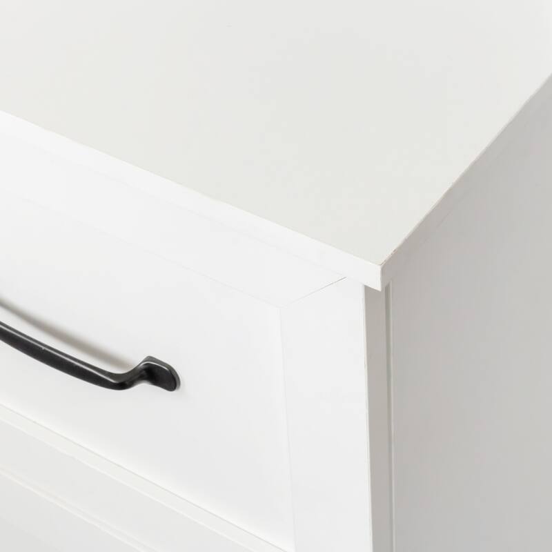 Home Office Desks, Computer Desk W/2-tier Open Shelf, 2 Drawers, Scratch Resistant Waterproof Modern Corner Gaming Desk