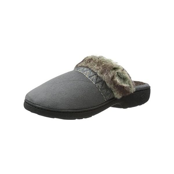 isotoner microsuede slippers