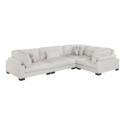 Abbeville Microfiber 4-Piece Modular Sectional